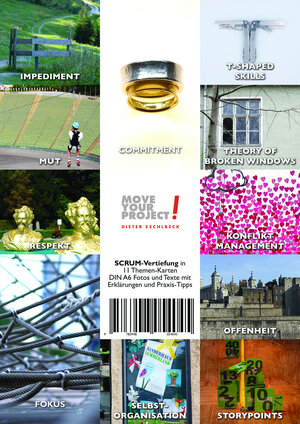 Buchcover SCRUM Erweiterung: 11 Foto-Themen-Karten | Dieter Eschlbeck | EAN 9783948054045 | ISBN 3-948054-04-5 | ISBN 978-3-948054-04-5