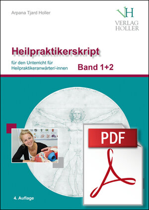 Buchcover Heilpraktikerskript Band 1 und Band 2 zusammengefasst (farbig) plus pdf-Datei | Arpana Tjard Holler | EAN 9783948060008 | ISBN 3-948060-00-2 | ISBN 978-3-948060-00-8