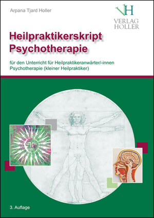 Buchcover Heilpraktikerskript Psychotherapie (farbig) plus pdf-Datei | Arpana Tjard Holler | EAN 9783948060046 | ISBN 3-948060-04-5 | ISBN 978-3-948060-04-6