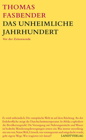 Buchcover Das unheimliche Jahrhundert | Thomas Fasbender | EAN 9783948075491 | ISBN 3-948075-49-2 | ISBN 978-3-948075-49-1