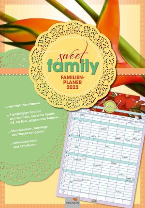 Buchcover PLANER "SWEET FAMILY" Kalender 2022  | EAN 9783948112455 | ISBN 3-948112-45-2 | ISBN 978-3-948112-45-5