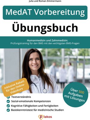 Buchcover MedAT Vorbereitung Übungsbuch | Roman Zimmermann | EAN 9783948144630 | ISBN 3-948144-63-X | ISBN 978-3-948144-63-0