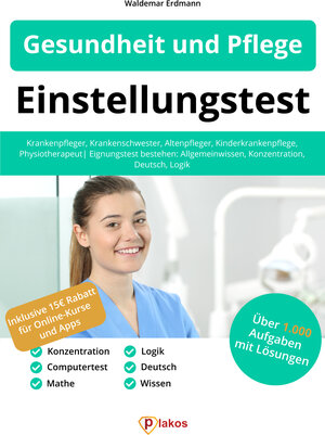 Buchcover Einstellungstest Gesundheit und Pflege | Waldemar Erdmann | EAN 9783948144678 | ISBN 3-948144-67-2 | ISBN 978-3-948144-67-8