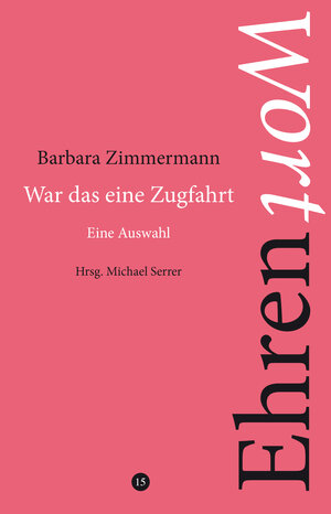 Buchcover War das eine Zugfahrt | Barbara Zimmermann | EAN 9783948229153 | ISBN 3-948229-15-5 | ISBN 978-3-948229-15-3