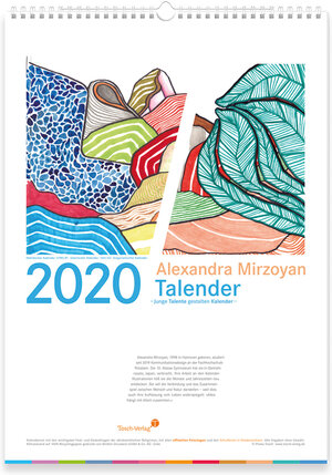 Buchcover Talender – Junge Talente gestalten Kalender – 2020  | EAN 9783948241025 | ISBN 3-948241-02-3 | ISBN 978-3-948241-02-5