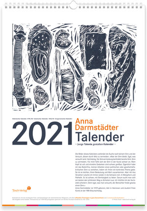 Buchcover Talender – Junge Talente gestalten Kalender – 2021  | EAN 9783948241032 | ISBN 3-948241-03-1 | ISBN 978-3-948241-03-2