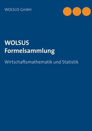 Buchcover WOLSUS Formelsammlung  | EAN 9783948515027 | ISBN 3-948515-02-6 | ISBN 978-3-948515-02-7