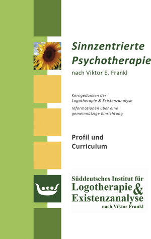 Buchcover Sinnzentrierte Psychotherapie nach Viktor E. Frankl  | EAN 9783948637002 | ISBN 3-948637-00-8 | ISBN 978-3-948637-00-2