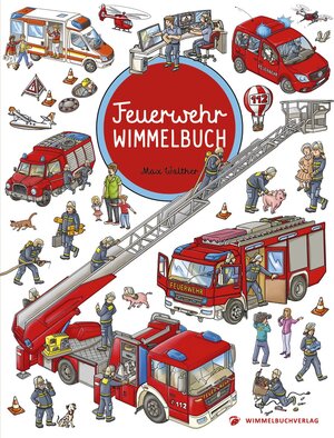Buchcover Feuerwehr Wimmelbuch Pocket  | EAN 9783948638580 | ISBN 3-948638-58-6 | ISBN 978-3-948638-58-0