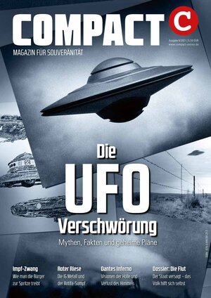 Buchcover COMPACT 9/2021: Die UFO-Verschwörung  | EAN 9783948781217 | ISBN 3-948781-21-4 | ISBN 978-3-948781-21-7