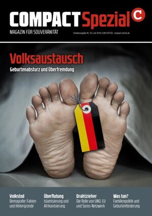 Buchcover COMPACT-Spezial 18: Volksaustausch  | EAN 9783948781668 | ISBN 3-948781-66-4 | ISBN 978-3-948781-66-8