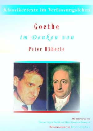 Buchcover Goethe im Denken von Peter Häberle | Peter Häberle | EAN 9783948782344 | ISBN 3-948782-34-2 | ISBN 978-3-948782-34-4