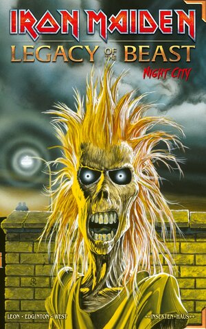 Buchcover IRON MAIDEN - Night City (offizelles Comic, lim. Edition, auf Deutsch, Cover 2, identischer Inhalt wie Cover 1) | Llexi Leon | EAN 9783948800475 | ISBN 3-948800-47-2 | ISBN 978-3-948800-47-5