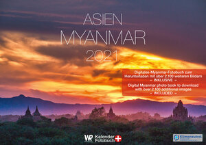 Buchcover Kalender Myanmar 2021 A2 querformat | Will Redeker | EAN 9783948847012 | ISBN 3-948847-01-0 | ISBN 978-3-948847-01-2