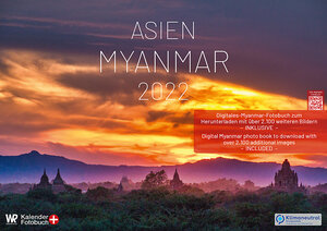 Buchcover Kalender Myanmar 2022 A2 querformat | Will Redeker | EAN 9783948847067 | ISBN 3-948847-06-1 | ISBN 978-3-948847-06-7