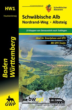Buchcover Schwäbische Alb Nordrand-Weg Albsteig HW1  | EAN 9783948860011 | ISBN 3-948860-01-7 | ISBN 978-3-948860-01-1