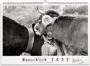 Buchcover Kuh Kalender Kühe haben Hörner 2022  | EAN 9783949095986 | ISBN 3-949095-98-5 | ISBN 978-3-949095-98-6
