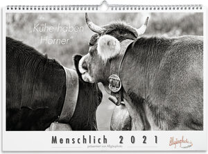 Buchcover Kuh Kalender Menschlich 2021  | EAN 9783949095993 | ISBN 3-949095-99-3 | ISBN 978-3-949095-99-3