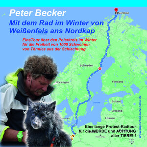 Buchcover Mit dem Rad im Winter von Weißenfels ans Nordkap | Peter Becker | EAN 9783949129056 | ISBN 3-949129-05-7 | ISBN 978-3-949129-05-6
