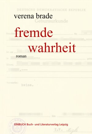 Buchcover Fremde Wahrheit | Brade Verena | EAN 9783949234101 | ISBN 3-949234-10-1 | ISBN 978-3-949234-10-1