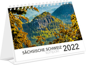 Buchcover Kalender Sächsische Schweiz kompakt 2022 - Elbsandsteingebirge  | EAN 9783949339103 | ISBN 3-949339-10-8 | ISBN 978-3-949339-10-3