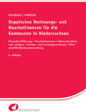 Buchcover Doppisches Rechnungs- und Haushaltswesen für die Kommunen in Niedersachsen | Arnim Goldbach | EAN 9783949409165 | ISBN 3-949409-16-5 | ISBN 978-3-949409-16-5