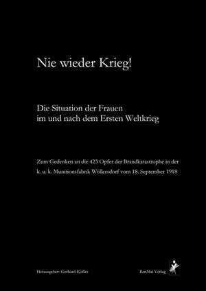 Buchcover Nie wieder Krieg!  | EAN 9783950191332 | ISBN 3-9501913-3-X | ISBN 978-3-9501913-3-2