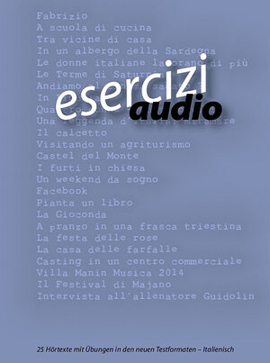 Buchcover esercizi_audio | Margarete Locnikar | EAN 9783950235593 | ISBN 3-9502355-9-0 | ISBN 978-3-9502355-9-3