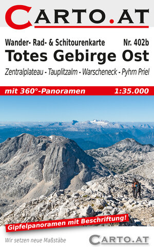 Buchcover Wander- Rad- & Schitourenkarte 402b Totes Gebirge Ost  | EAN 9783950333435 | ISBN 3-9503334-3-6 | ISBN 978-3-9503334-3-5