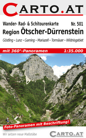 Buchcover Wander- Rad- & Schitourenkarte 501 Region Ötscher-Dürrenstein  | EAN 9783950333466 | ISBN 3-9503334-6-0 | ISBN 978-3-9503334-6-6