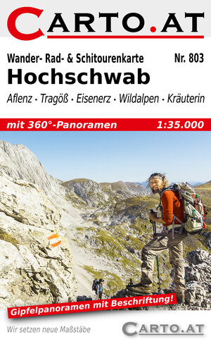 Buchcover Wander- Rad- & Schitourenkarte 803 Hochschwab  | EAN 9783950333473 | ISBN 3-9503334-7-9 | ISBN 978-3-9503334-7-3