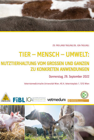 Buchcover Tier - Mensch - Umwelt: Nutztierhaltung | EAN 9783950511314 | ISBN 3-9505113-1-8 | ISBN 978-3-9505113-1-4