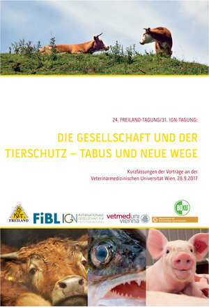 Buchcover Gesellschaft & Tierschutz: Tabus und neue Wege  | EAN 9783951990859 | ISBN 3-9519908-5-6 | ISBN 978-3-9519908-5-9