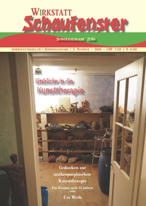 Buchcover Einblicke in die Kunsttherapie | Urs Weth | EAN 9783952287996 | ISBN 3-9522879-9-7 | ISBN 978-3-9522879-9-6