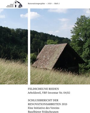 Buchcover FELDSCHEUNE RIEDEN Arboldswil, VBF-Inventar Nr. 04/02  | EAN 9783952430088 | ISBN 3-9524300-8-0 | ISBN 978-3-9524300-8-8
