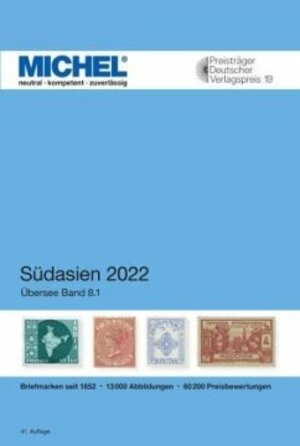 Buchcover MICHEL Südasien 2021/2022  | EAN 9783954023752 | ISBN 3-95402-375-X | ISBN 978-3-95402-375-2