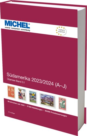 Buchcover MICHEL Südamerika A-J 2023/2024  | EAN 9783954024391 | ISBN 3-95402-439-X | ISBN 978-3-95402-439-1