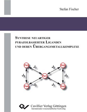 Buchcover SYNTHESE NEUARTIGER PYRAZOLBASIERTER LIGANDEN UND DEREN ÜBERGANGSMETALLKOMPLEXE | Stefan Fischer | EAN 9783954040049 | ISBN 3-95404-004-2 | ISBN 978-3-95404-004-9