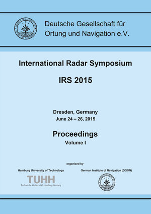Buchcover International Radar Symposium  | EAN 9783954048533 | ISBN 3-95404-853-1 | ISBN 978-3-95404-853-3