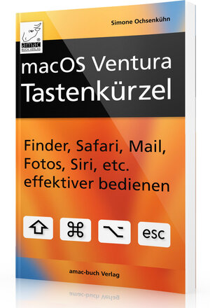 Buchcover macOS Ventura Tastenkürzel | Simone Ochsenkühn | EAN 9783954314065 | ISBN 3-95431-406-1 | ISBN 978-3-95431-406-5