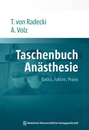 Buchcover Taschenbuch Anästhesie | Tobias von Radecki | EAN 9783954660469 | ISBN 3-95466-046-6 | ISBN 978-3-95466-046-9