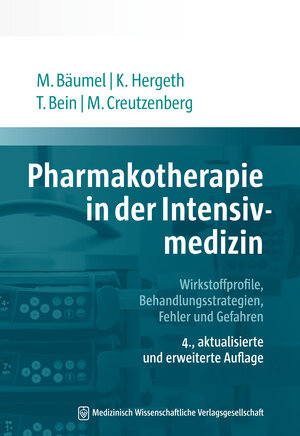 Buchcover Pharmakotherapie in der Intensivmedizin | Monika Bäumel | EAN 9783954665464 | ISBN 3-95466-546-8 | ISBN 978-3-95466-546-4