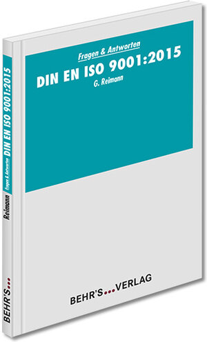 Buchcover DIN EN ISO 9001:2015 | Grit Reimann | EAN 9783954683925 | ISBN 3-95468-392-X | ISBN 978-3-95468-392-5