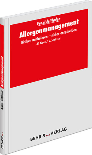 Buchcover Allergenmanagement | Dr. Markus Kraus | EAN 9783954684946 | ISBN 3-95468-494-2 | ISBN 978-3-95468-494-6