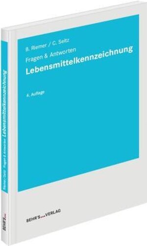 Buchcover Lebensmittelkennzeichnung - Fragen & Antworten | Boris Riemer | EAN 9783954687510 | ISBN 3-95468-751-8 | ISBN 978-3-95468-751-0