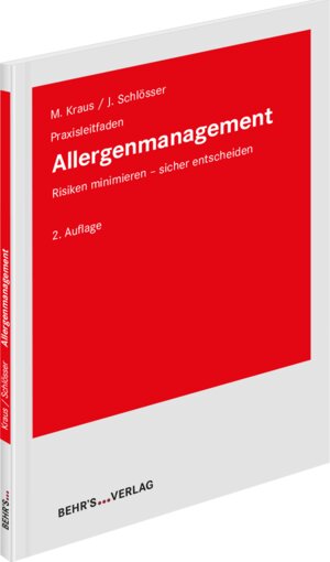 Buchcover Allergenmanagement | Markus Kraus | EAN 9783954688326 | ISBN 3-95468-832-8 | ISBN 978-3-95468-832-6