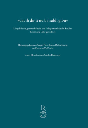 Buchcover „dat ih dir it nu bi huldi gibu“  | EAN 9783954906420 | ISBN 3-95490-642-2 | ISBN 978-3-95490-642-0