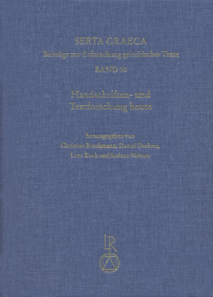 Buchcover Handschriften- und Textforschung heute  | EAN 9783954906444 | ISBN 3-95490-644-9 | ISBN 978-3-95490-644-4