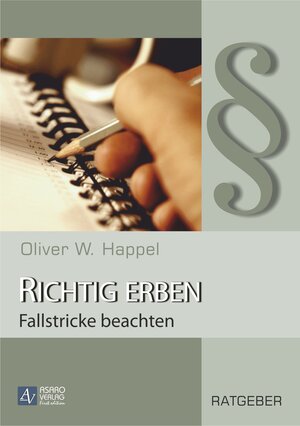 Buchcover Richtig erben - Fallstricke beachten | Oliver W. Happel | EAN 9783955091613 | ISBN 3-95509-161-9 | ISBN 978-3-95509-161-3