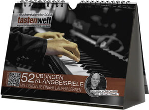 Buchcover tastenwelt Wochenkalender 2023  | EAN 9783955122478 | ISBN 3-95512-247-6 | ISBN 978-3-95512-247-8